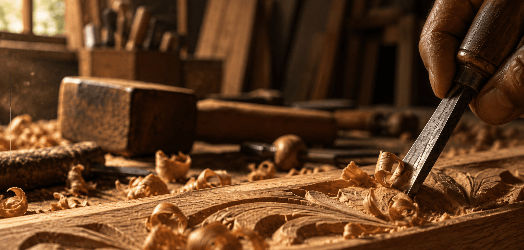 Carving wood